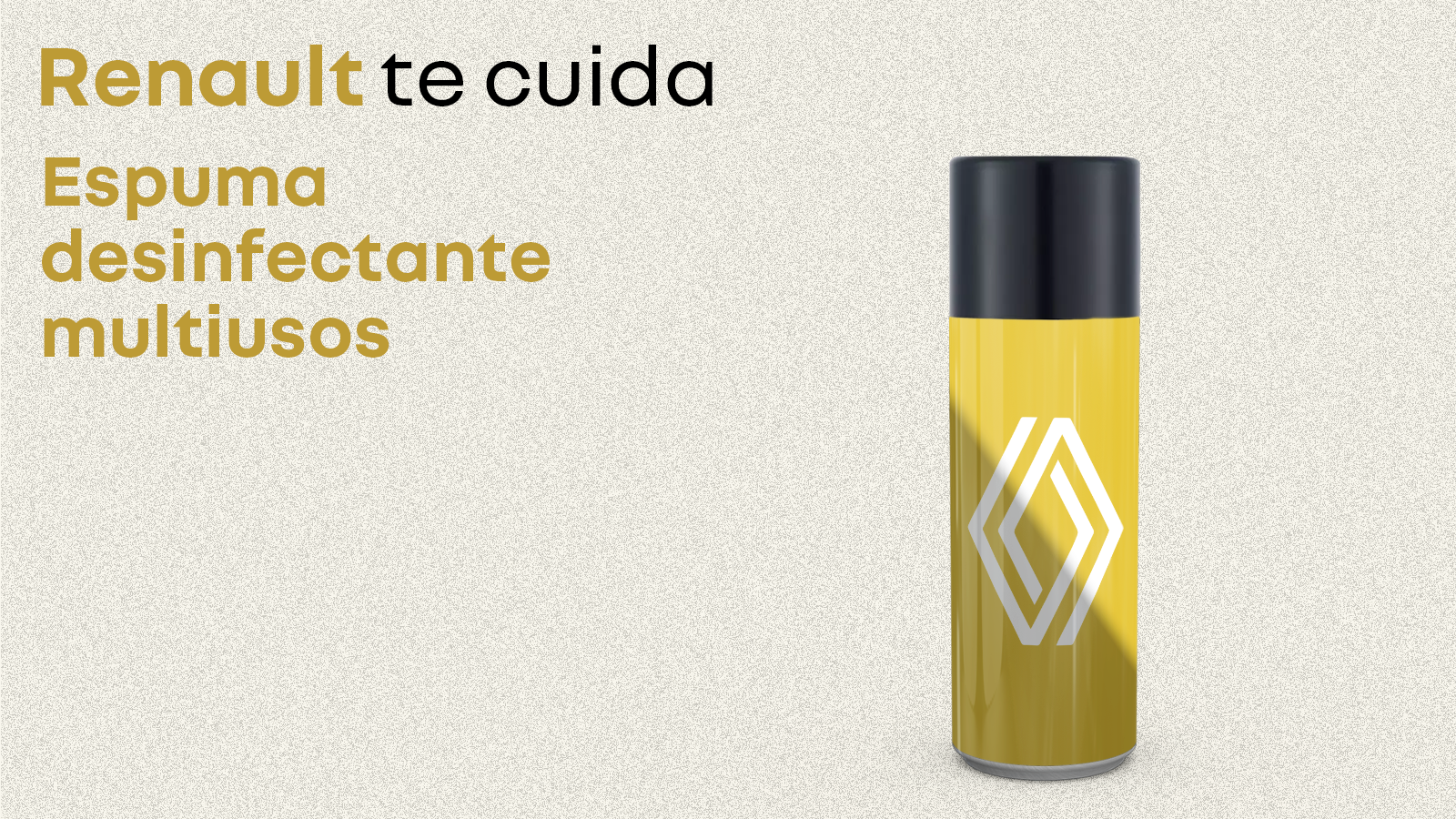 Espuma desinfectante